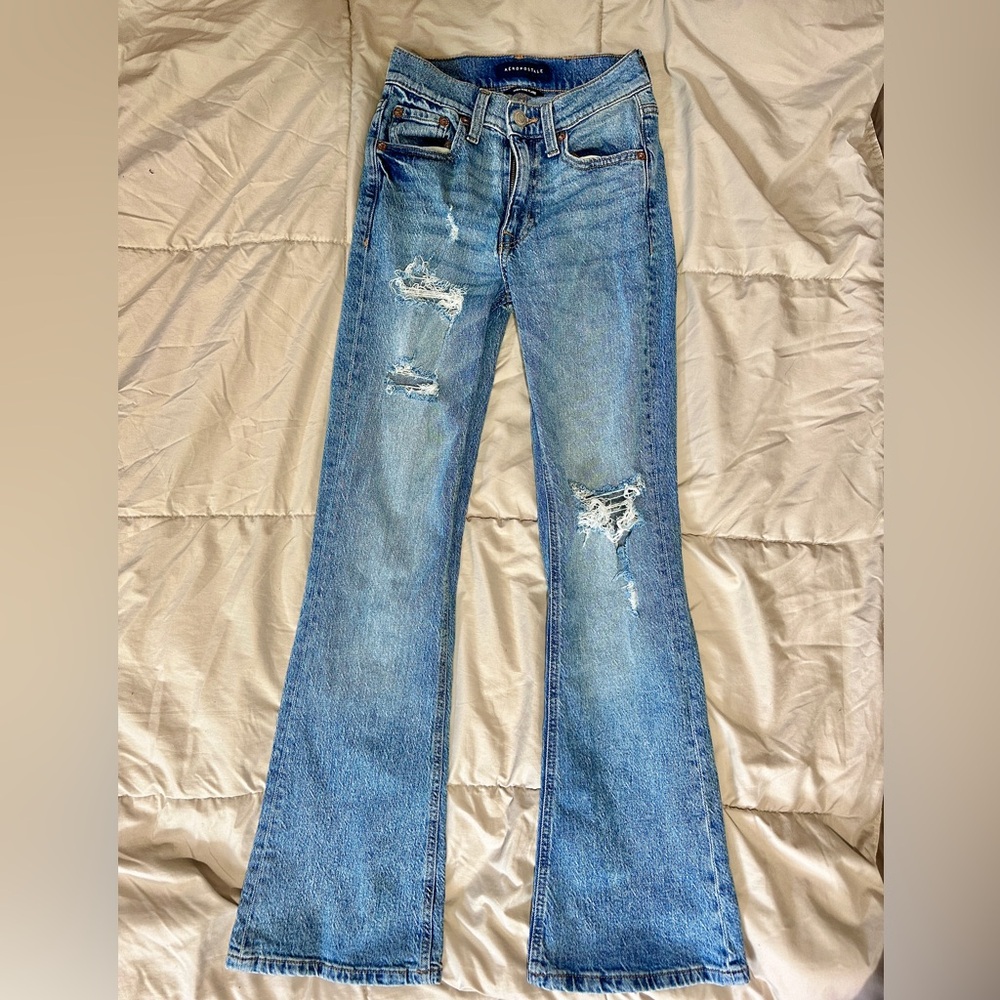 Aeropostale-High rise flare size- 000R